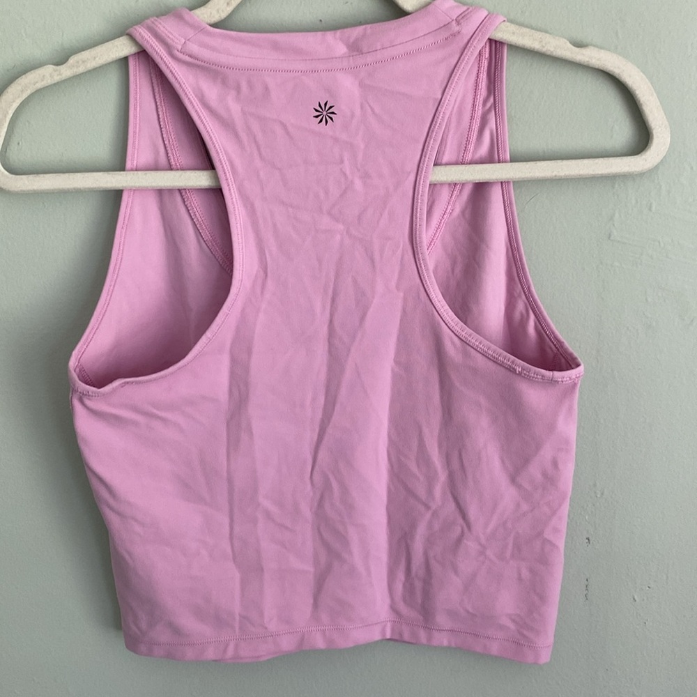 Athleta Women’s Cropped Pink Tank Top Size Small - Picture 4 of 6